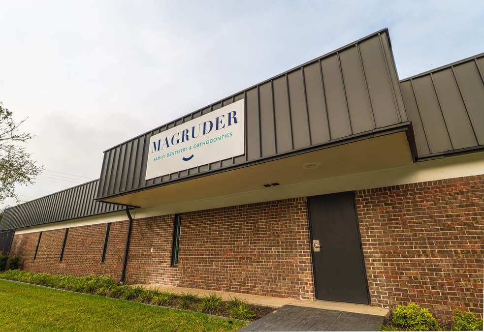 The current Magruder Family Dentistry & Orthodontics building at 3828 Ave N